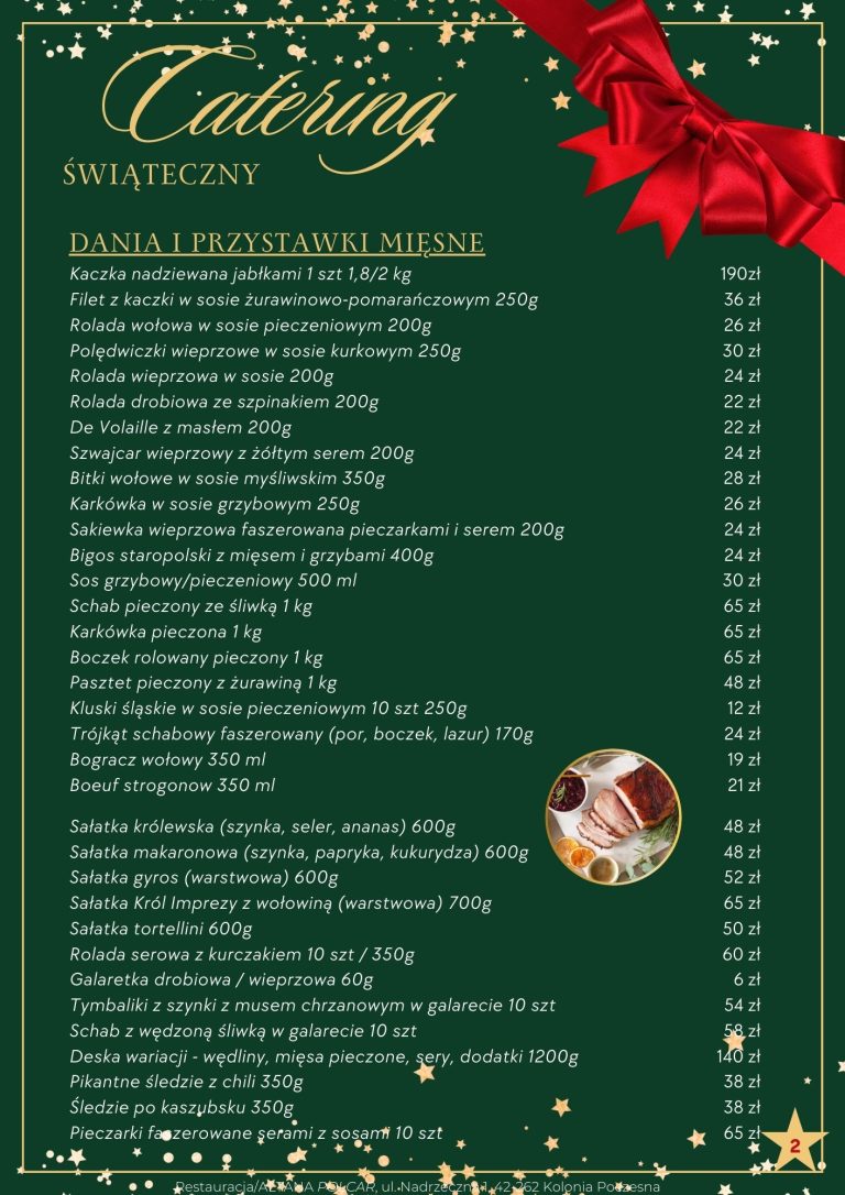 Oferta cateringu świątecznego POLCAR — strona 2