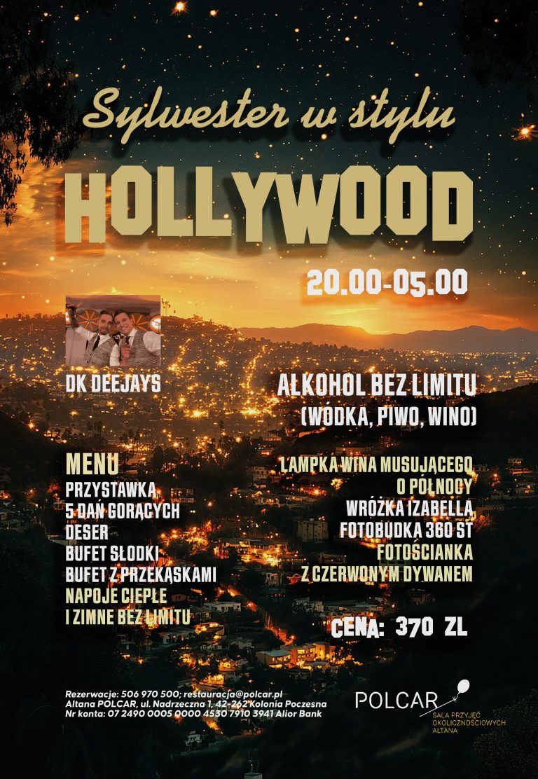 Plakat balu sylwestrowego 2024/2025